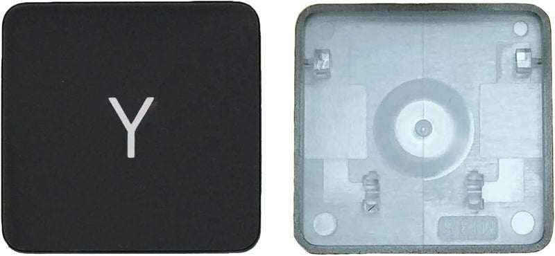 GRMTRV Replacement Individual Key Cap Hinge for MacBook Air 13'' 15'' M3 M4 A3113 A3114 A3240 A3241, 14'' 16'' Pro/Max M4 A3185 A3186 A3401 A3112 A3403 2024-2025 (Y) - Image 2